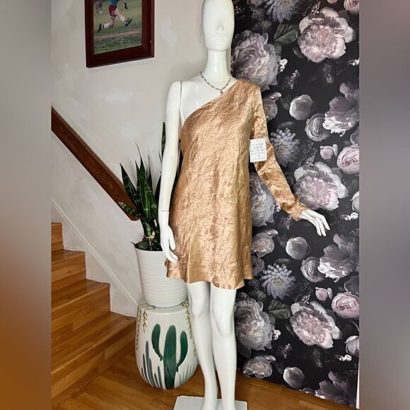 Free People Running Water One-Shoulder Dress - Picture 5 of 8